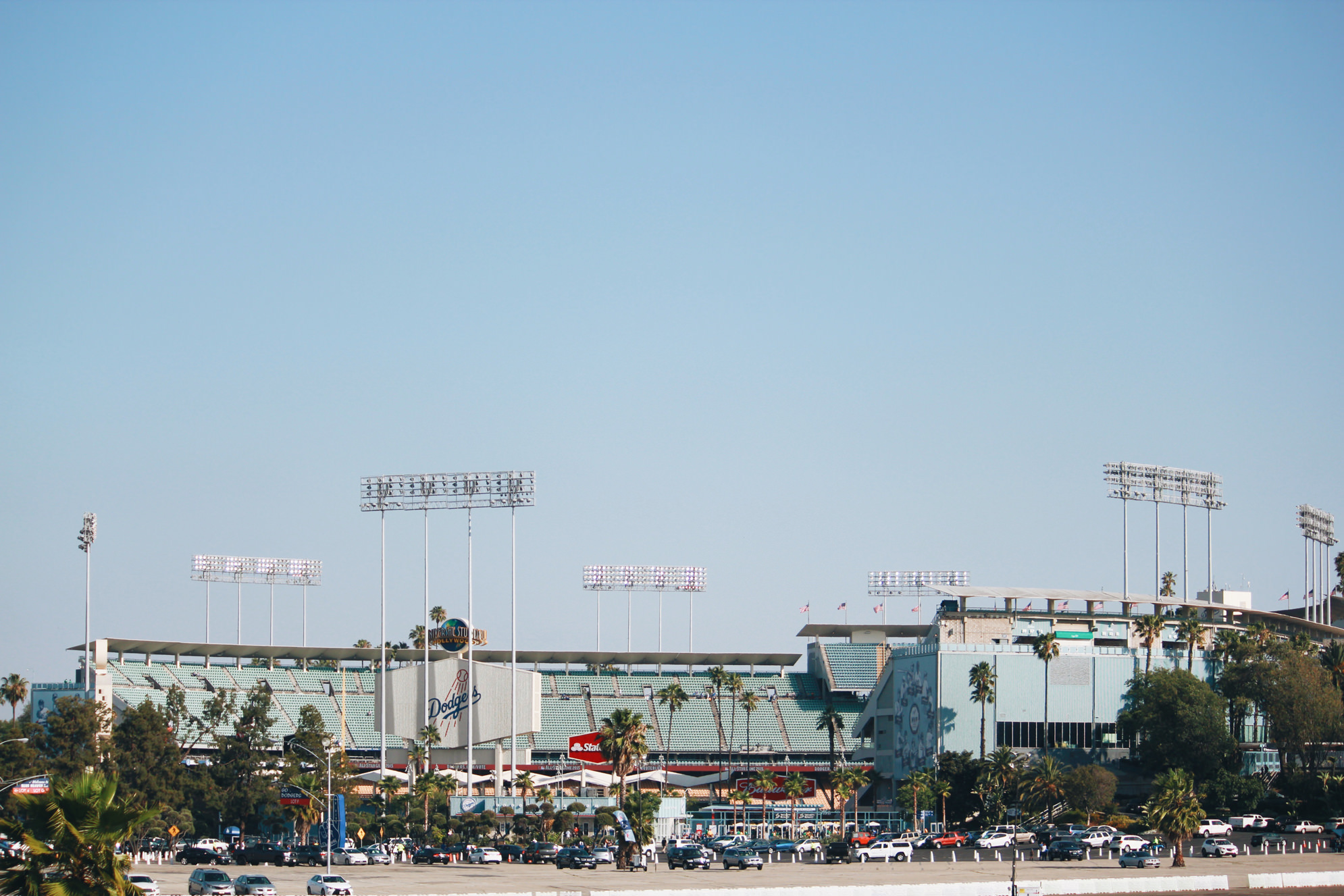 Where can you watch Dodger games in the LA area?