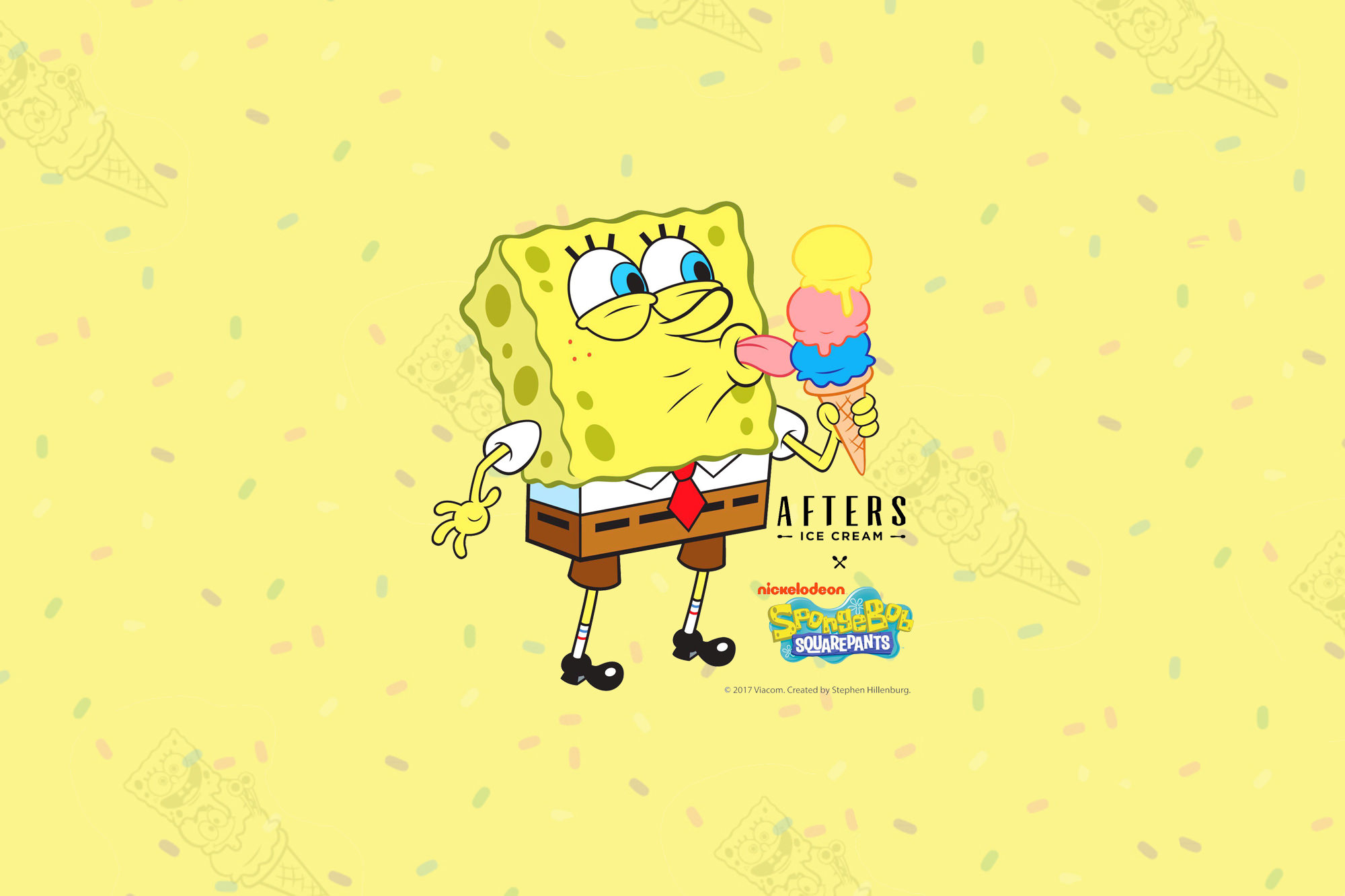 Sponge Bob at Afters Ice Cream