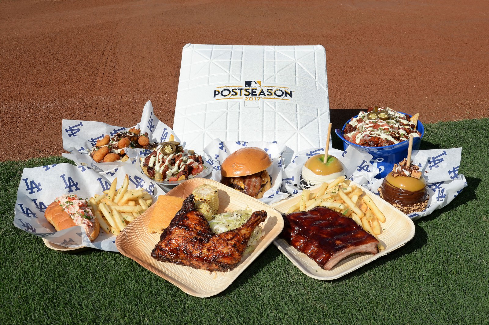 World Series food menu at Dodger Stadium.