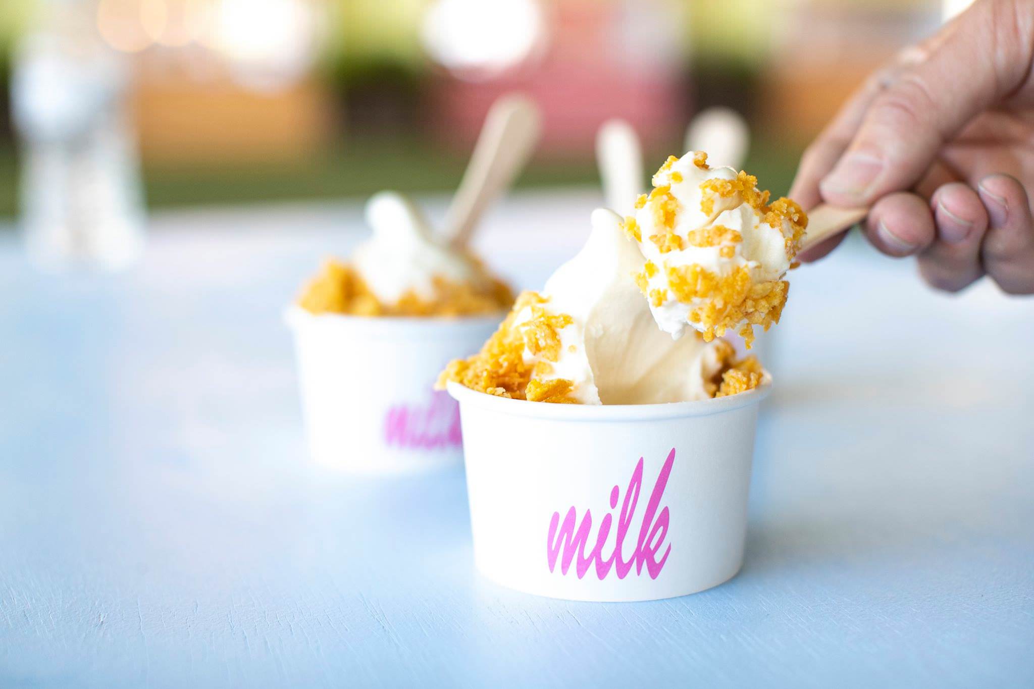 Cereal Milk™ Soft Serve Ice Cream with Cornflake Crunch