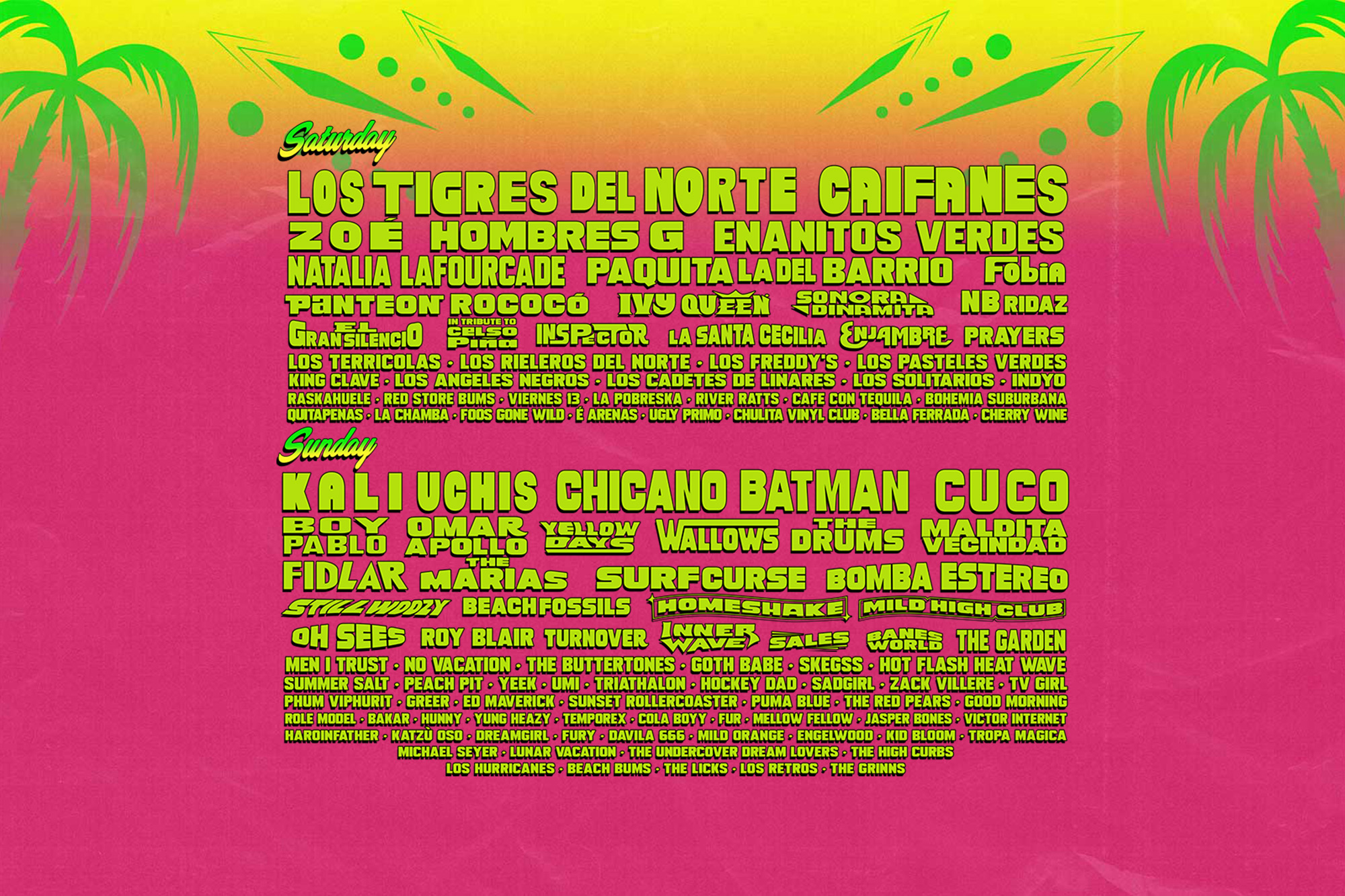 Tropicalia Music & Taco Festival Lineup